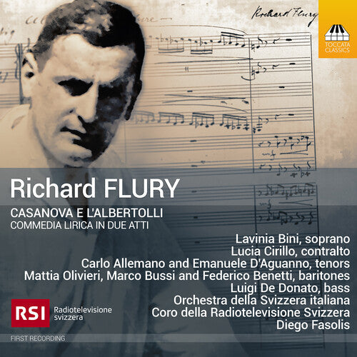 Flury / Allemano / Bini / Olivieri - Casanova E L'albertolli Comedia Lirica In Due Atti - Music CD