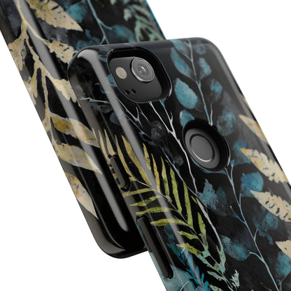 Dark Floral Tough Phone Case