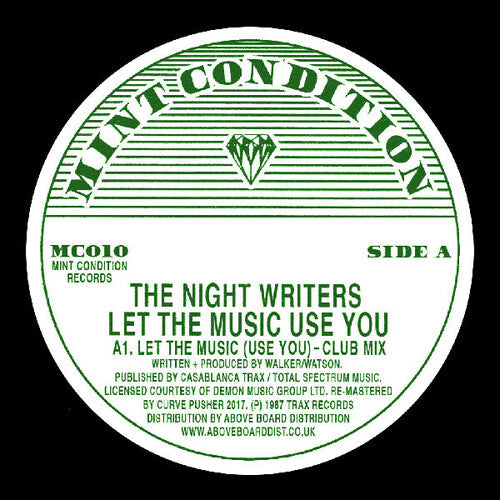 Night Writers - Let The Music Use You - Vinyl Record