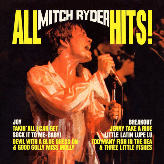 Mitch Ryder  & The Detroit Wheels - All Mitch Ryder Hits - Original New Voice Recordin [LP] Vinyl Record