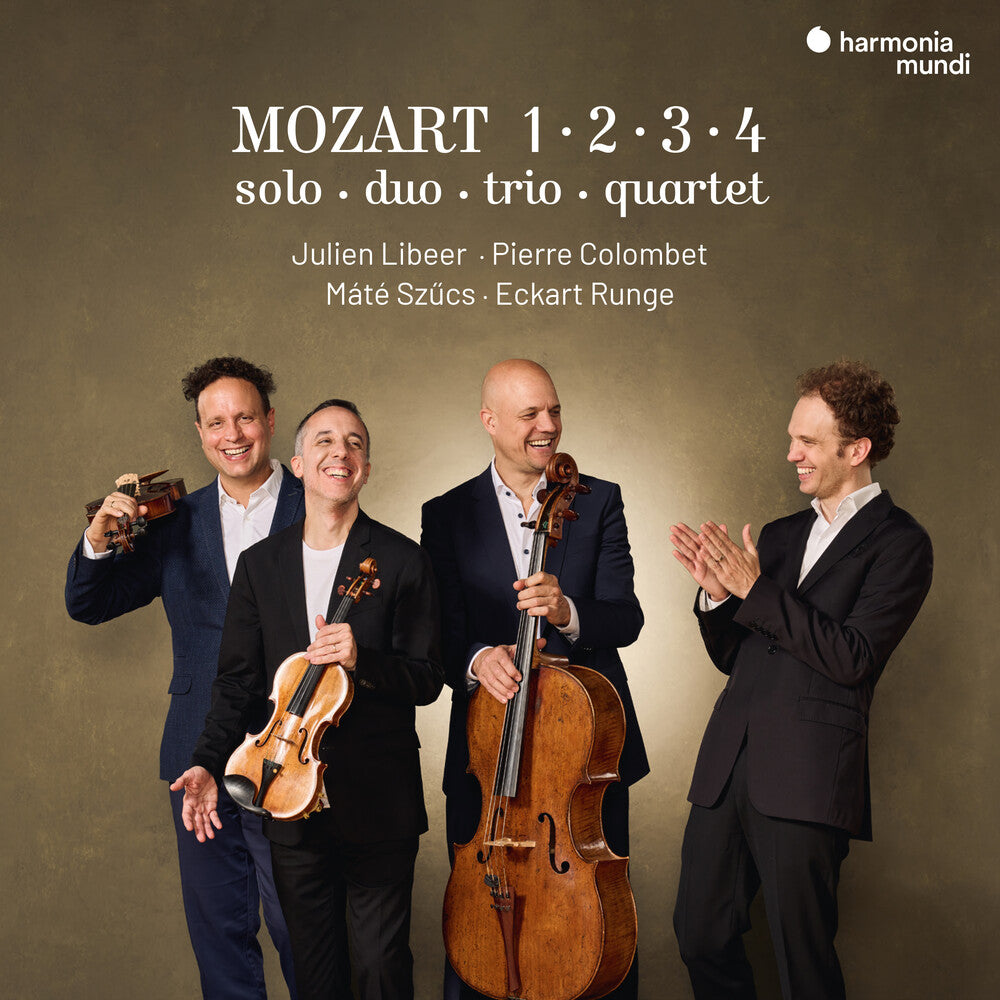 Julien Libeer  / Colombet,Pierre / Runge,Eckart - Mozart 1 2 3 4 - Solo Duo Trio Quartet Music CD