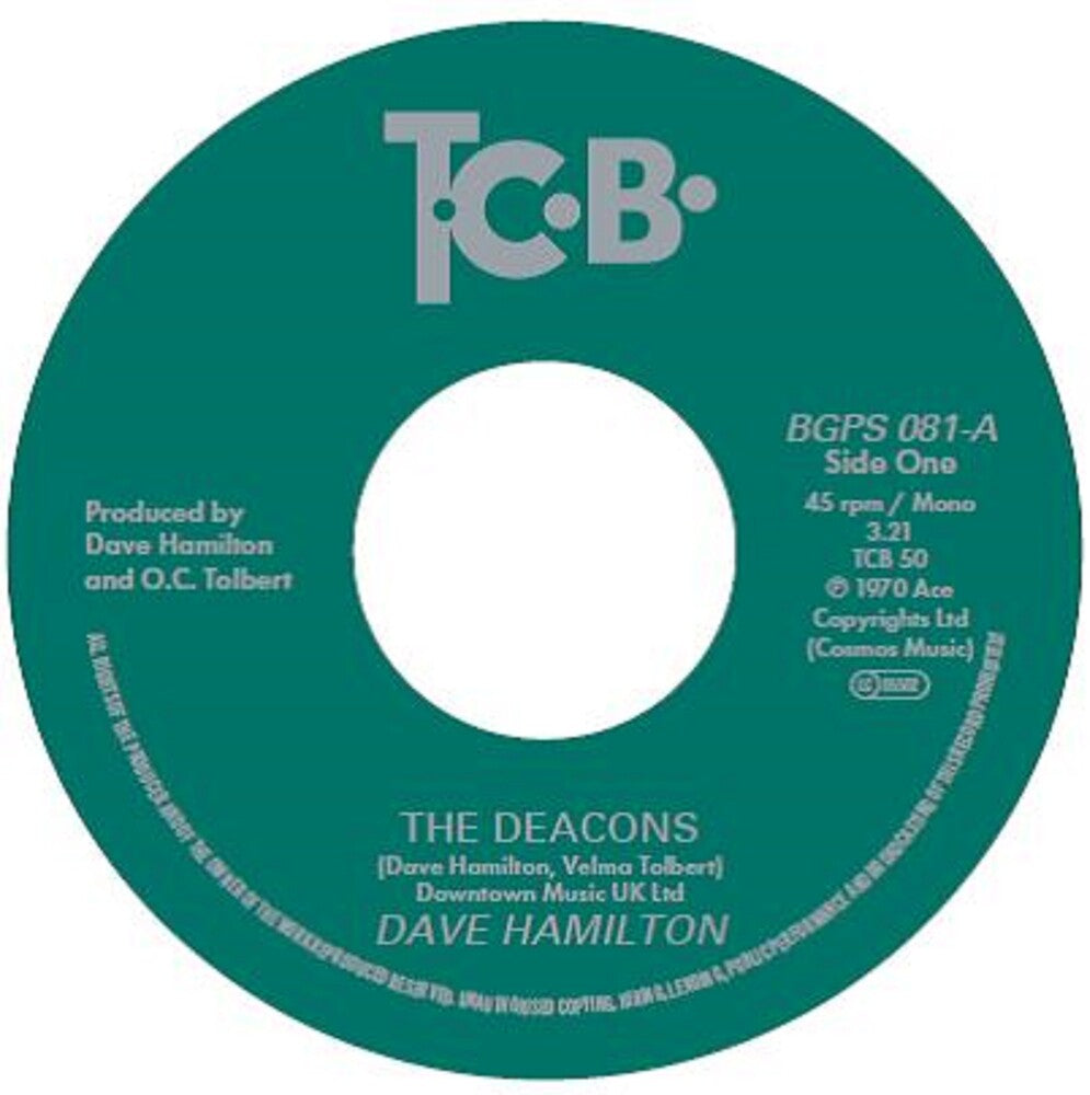 Dave Hamilton - Deacons / Pisces Pace (Uk) [7" Vinyl]