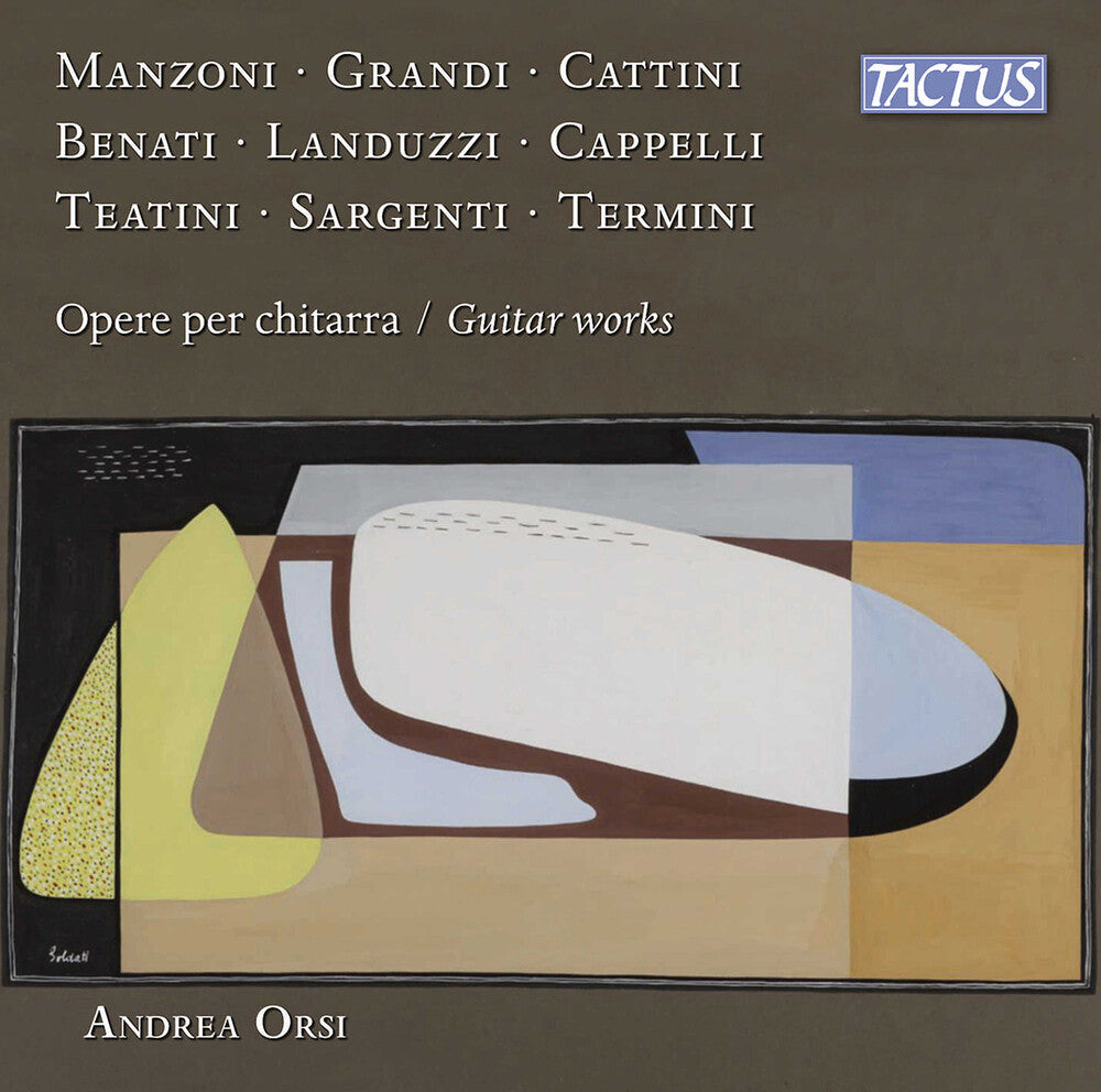 Benati / Cappelli / Cattini - Opere Per Chitarra Music CD