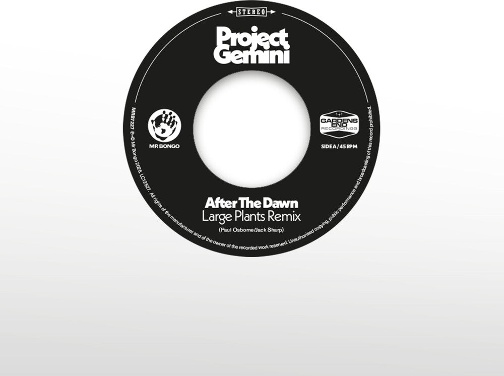 Project Gemini - After The Dawn - Large Plants Remix / Darkness [7" Vinyl]