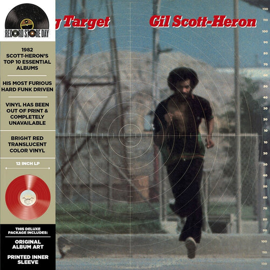 Scott-Gil Heron - Moving Target (Rsd) [Colored Vinyl] (Red) [Record Store Day] Vinyl Record