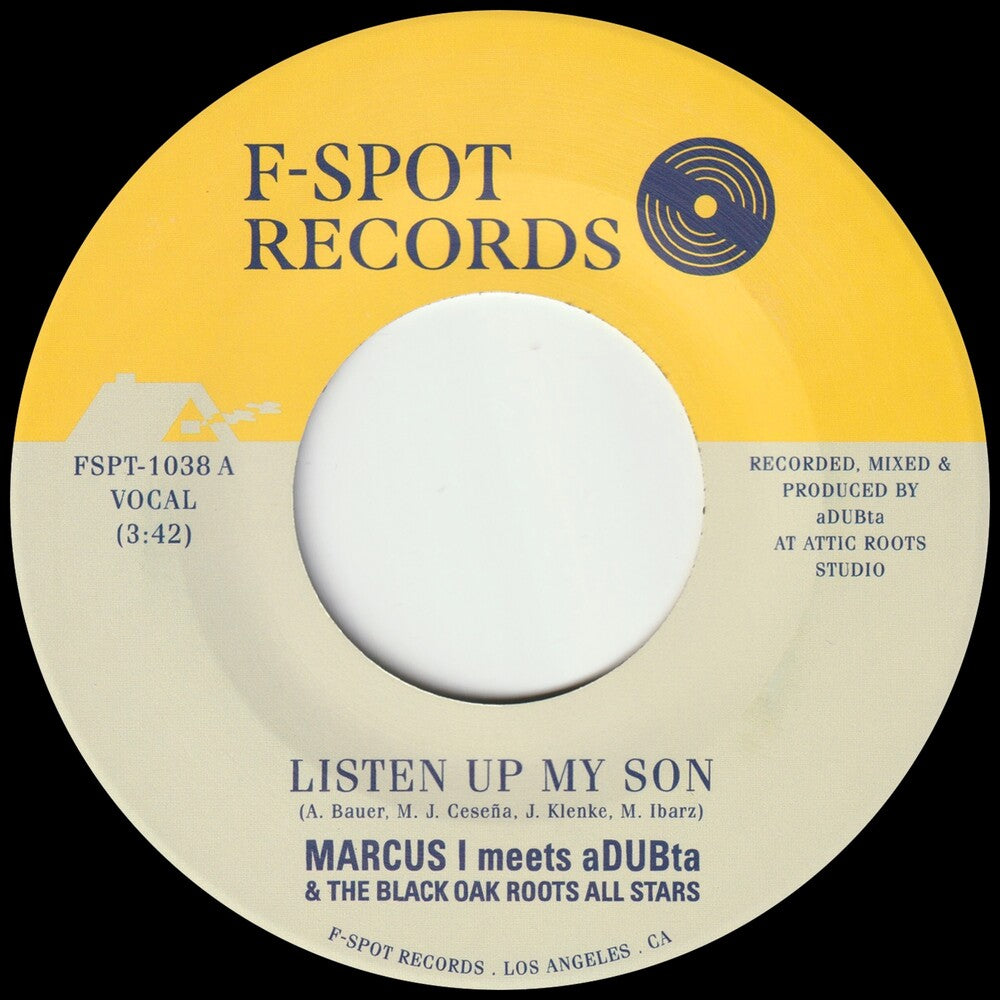 Marcus I Meets Adubta - Listen Up My Son b/w Version [7" Vinyl]