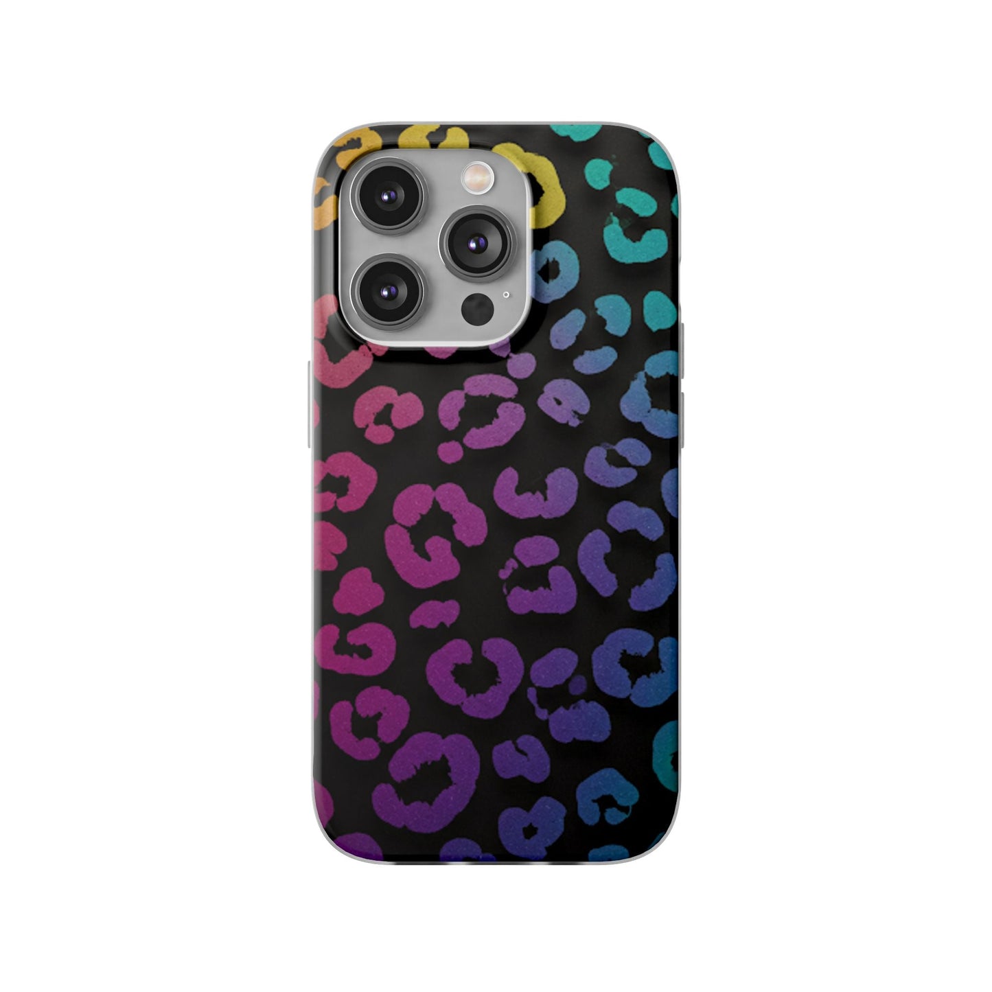 Vibrant Leopard Print Flexi Phone Case