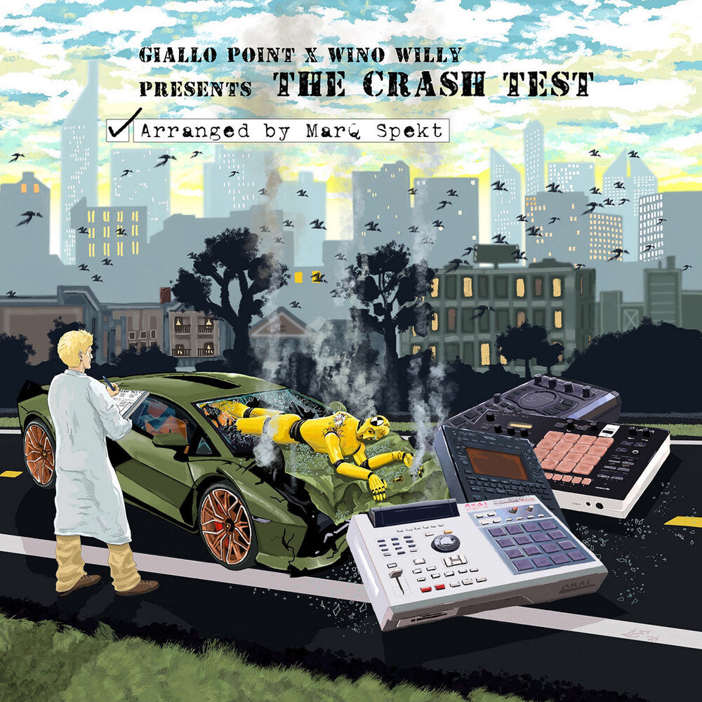 WINO WILLY x GIALLO POINT - THE CRASH TEST [LP] Vinyl Record