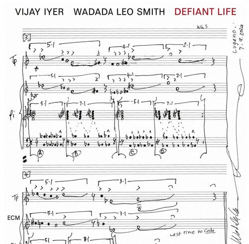 Iyer,vijay / Smith,wadada Leo - Defiant Life - Music CD