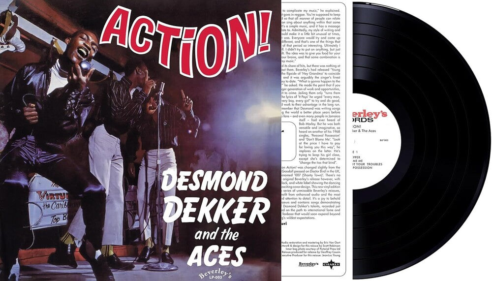 Desmond Dekker  & The Aces - Action (Uk) [LP] Vinyl Record