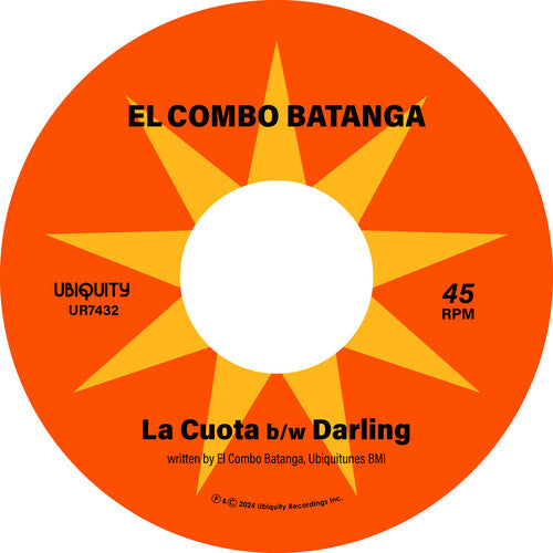 El Combo Batanga - La Cuota B/w Darling - Vinyl Record