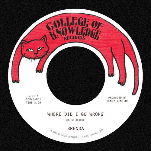 Brenda - Where Did I Go Wrong B/w Family - Vinyl Record