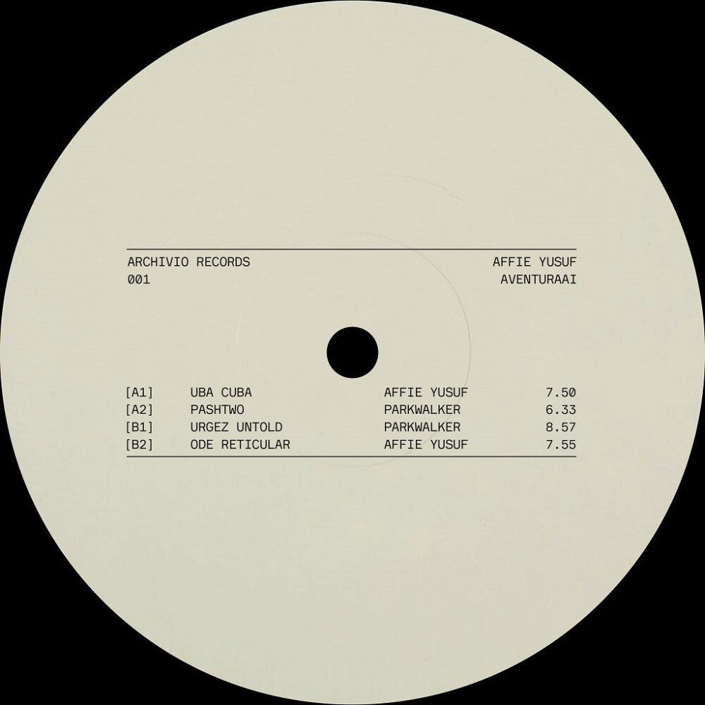 Affie Yusuf - Aventuraii [12" Vinyl]