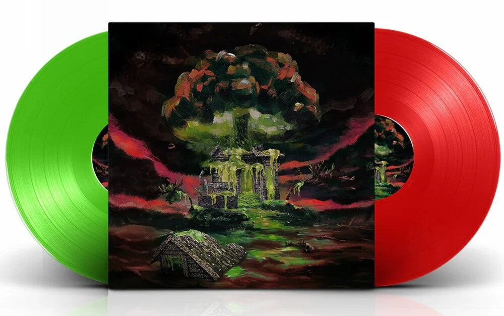 Low-Red - Biggest Sblao Eva Eva Eva - Red & Green Vinyl [LP] Vinyl Record