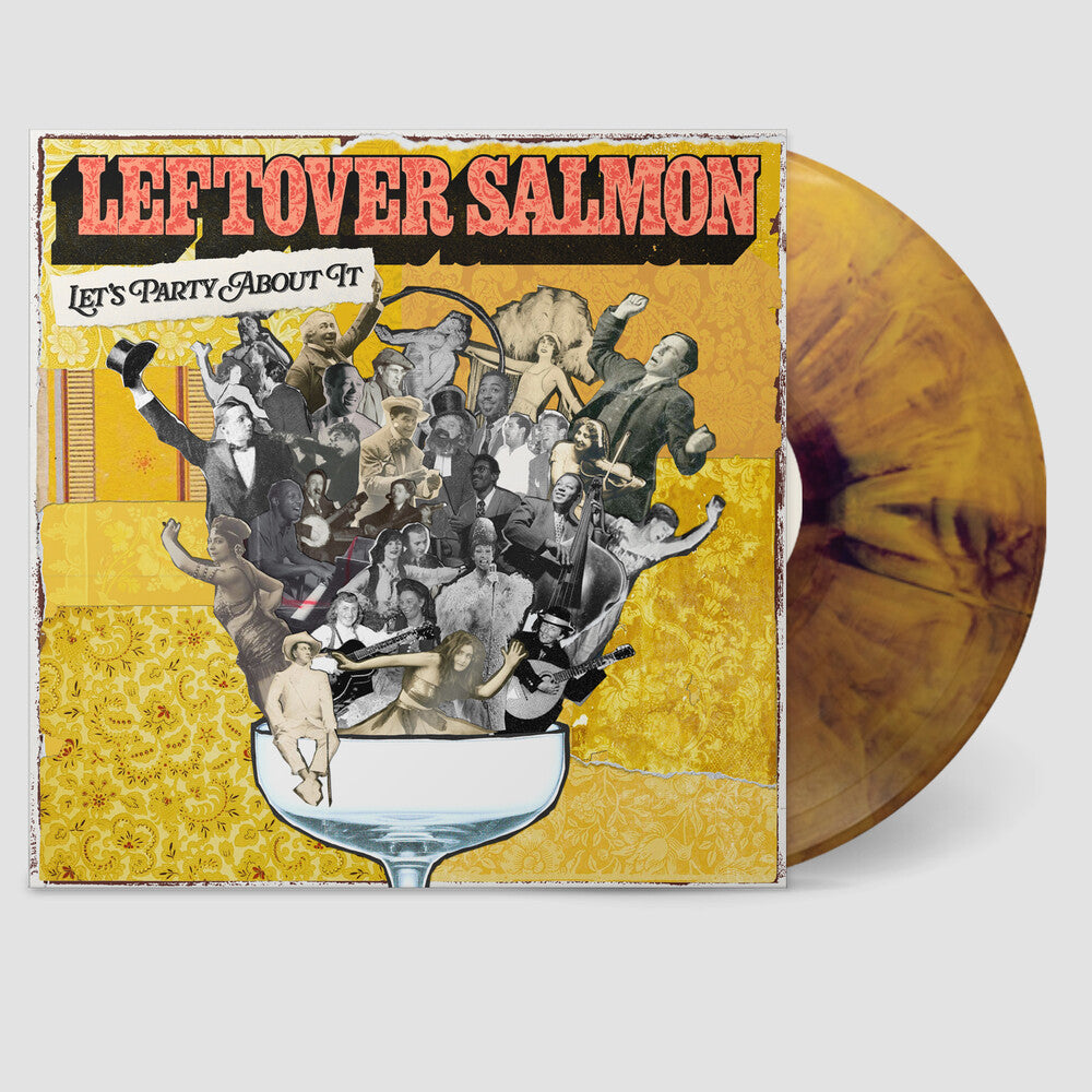 Leftover Salmon - Let's Party About It - Deep Yellow / Purple Twisted [LP] Vinyl Record