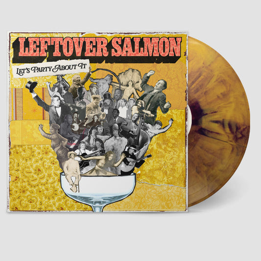 Leftover Salmon - Let's Party About It - Deep Yellow / Purple Twisted [LP] Vinyl Record