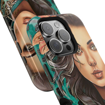 Vibrant Beauty Magnetic Tough Phone Case