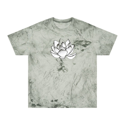 Lotus Flower Sketch Industrial Dye Premium T-Shirt