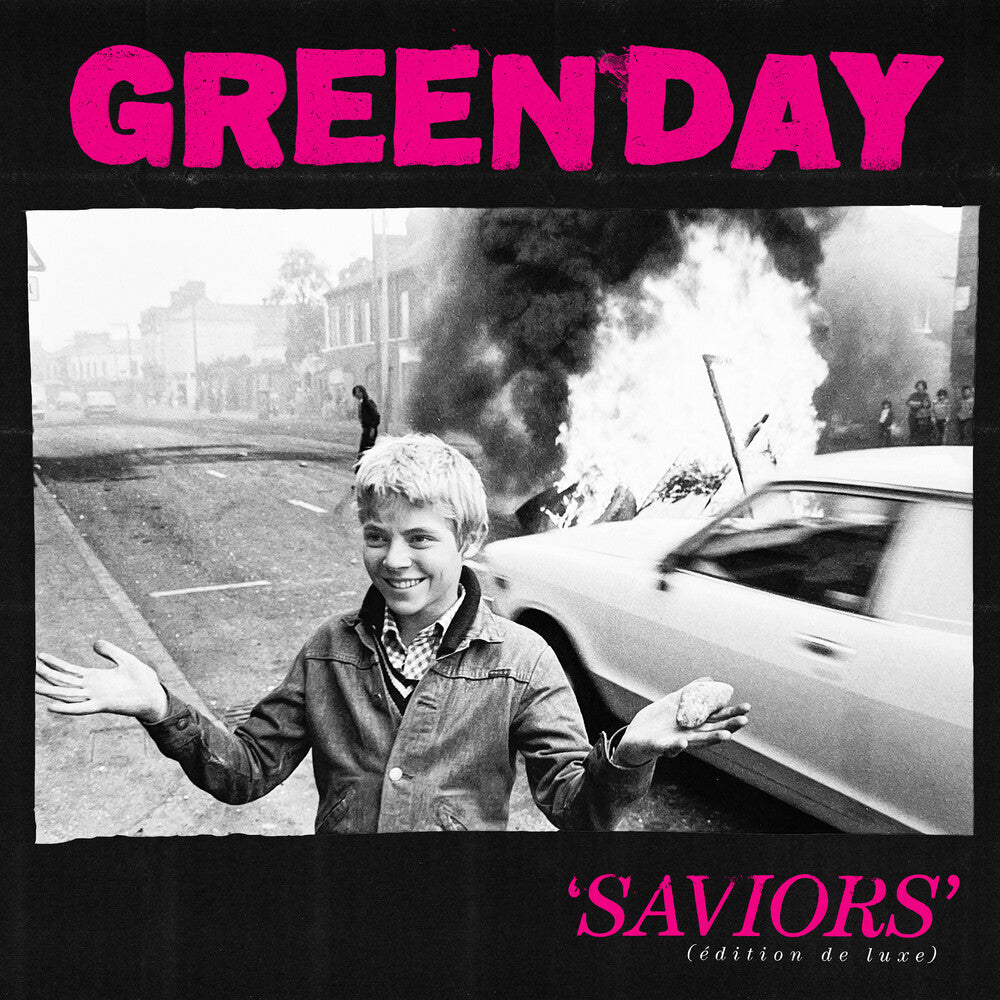 Green Day - Saviors - (Edition de luxe) [Hot Pink with White Splatter 2LP] Vinyl Record
