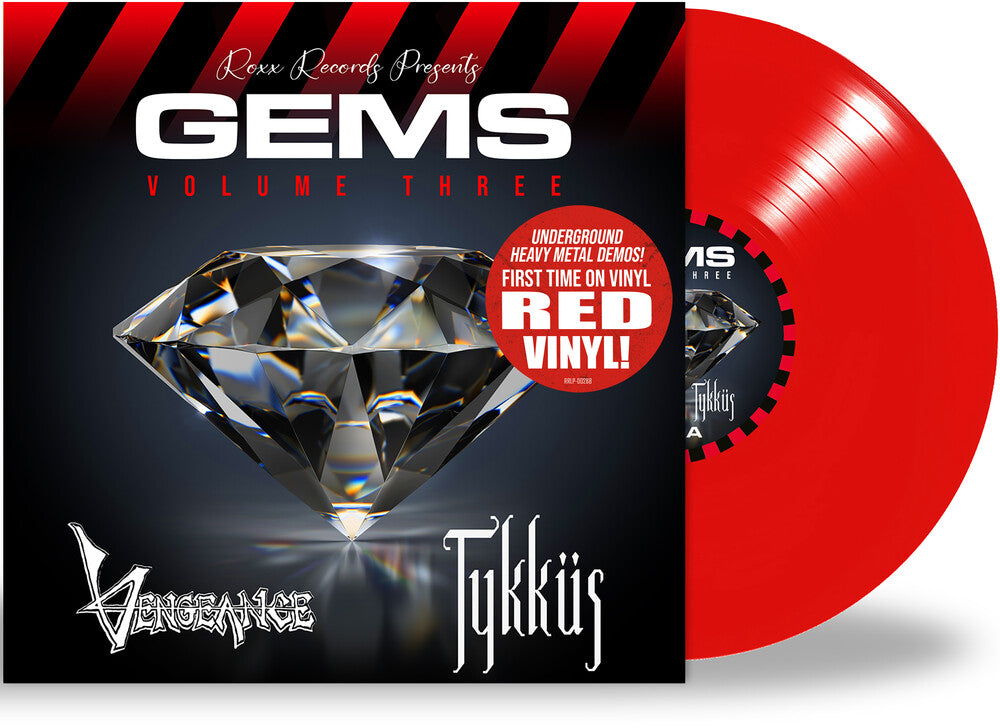 Vengeance / Tykkus - Gems Volume 3 - Red [LP] Vinyl Record