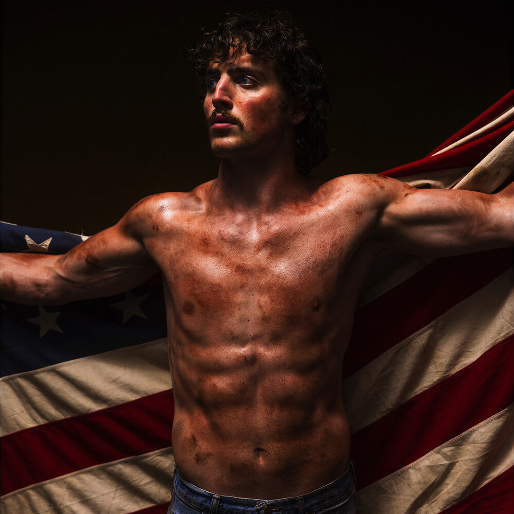 Benson Boone - American Heart [Red, White, and Blue Marble LP] Vinyl Record