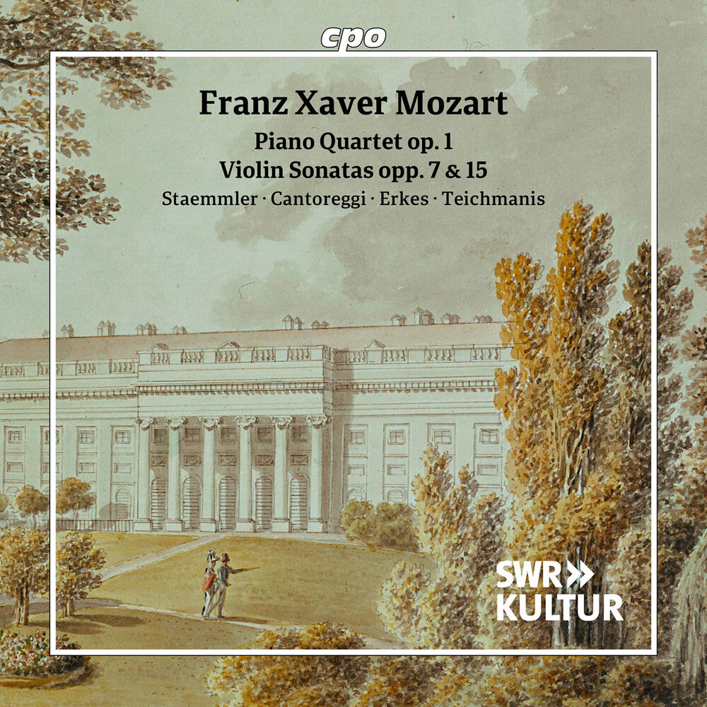 Staemmler / Cantoreggi - Pno Quartet Op. 1 Violin Sons Opp. 7 & 15 Music CD