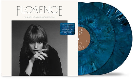 Florence + The Machine  - How Big, How Blue, How Beautiful (10th Anniversary Edition) -  [Blue Marble 2 LP] Vinyl Record