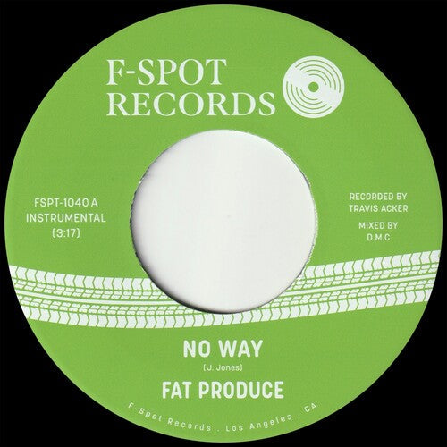 Fat Produce - No Way B/w 54-46 Was My Number - Vinyl Record