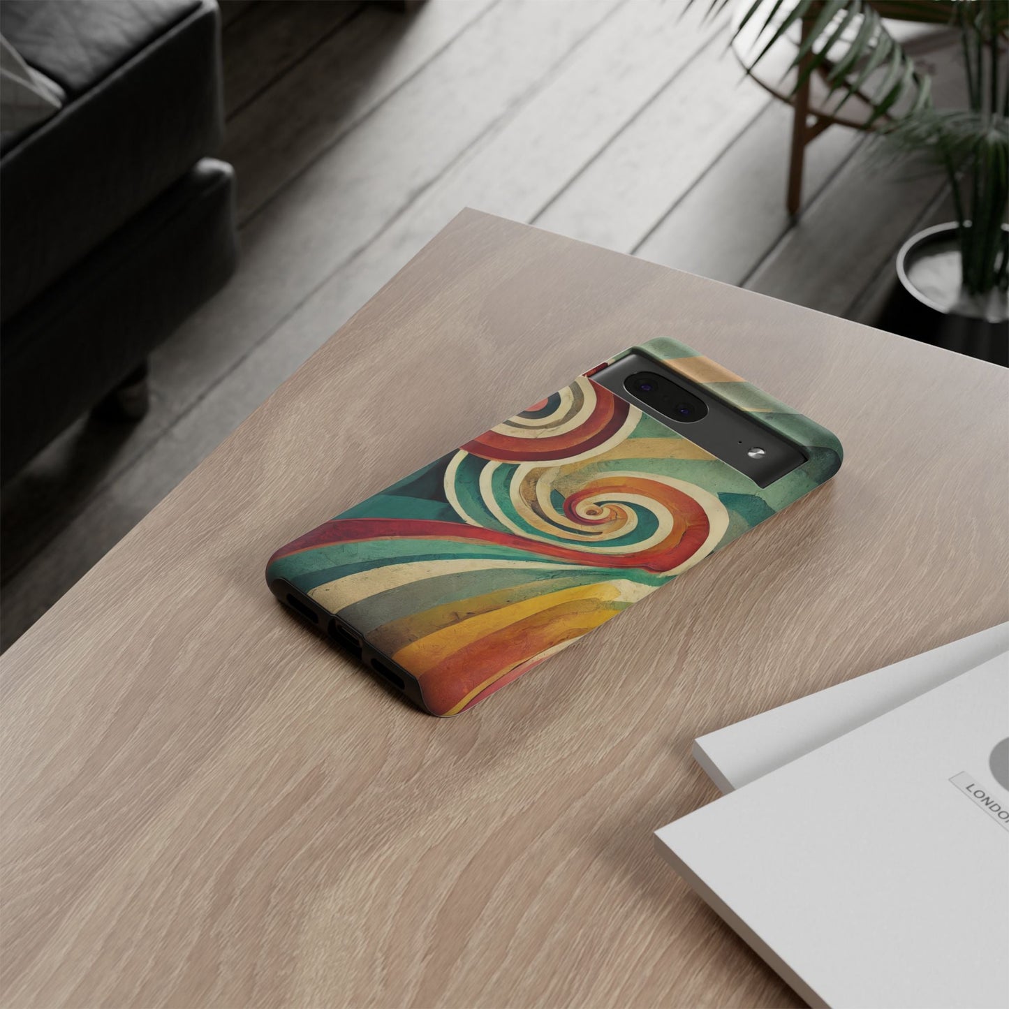 Colorful Swirl Tough Phone Case