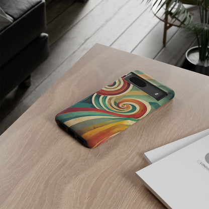 Colorful Swirl Tough Phone Case