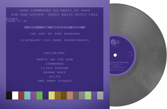 Rob Hubbard  (Colv) (Gry) (Ltd) (Fra) - C64 Greatest Sids: Art Of Rob Hubbard - Grey Vinyl [LP] Vinyl Record
