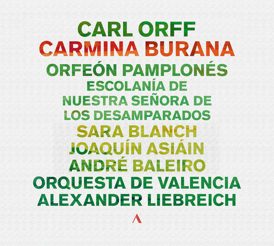 Pamplones, Orfeon - Carl Orff: Carmina Burana [CD]