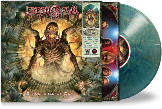 Fleshcrawl - Structures Of Death [Colored Vinyl] [Limited Edition] Vinyl Record