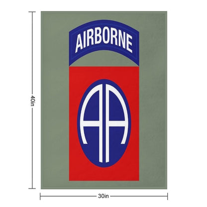 82nd Airborne Division (US Army) Throw Blanket