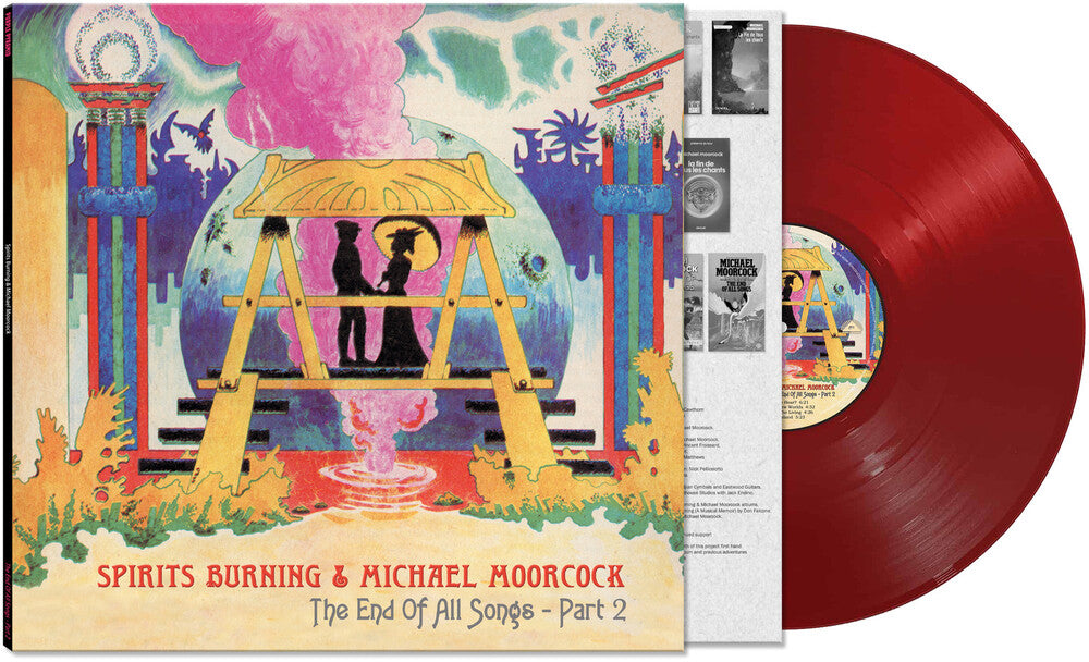 Spirits Burning & Michael Moorcock - The End Of All Songs - Part 2 [Red LP] Vinyl Record