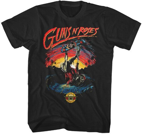 Guns N Roses Skater Tshirt Med Blk 1216002904 - Guns N Roses Skater Tshirt Med Blk 1216002904 - Apparel