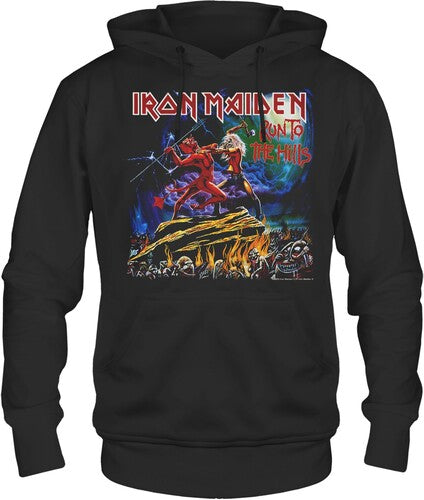Iron Maiden Run Hills Hoodie Sm Blk Hd0001irma1 - Iron Maiden Run Hills Hoodie Sm Blk Hd0001irma1 - Apparel