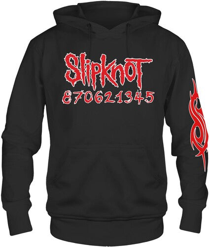 Slipknot Barcode Print Hoodie 3xl Blk 15092485a6 - Slipknot Barcode Print Hoodie 3xl Blk 15092485a6 - Apparel