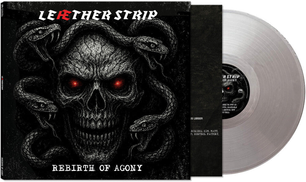 Leaether Strip - Rebirth Of Agony -  [Silver LP] Vinyl Record