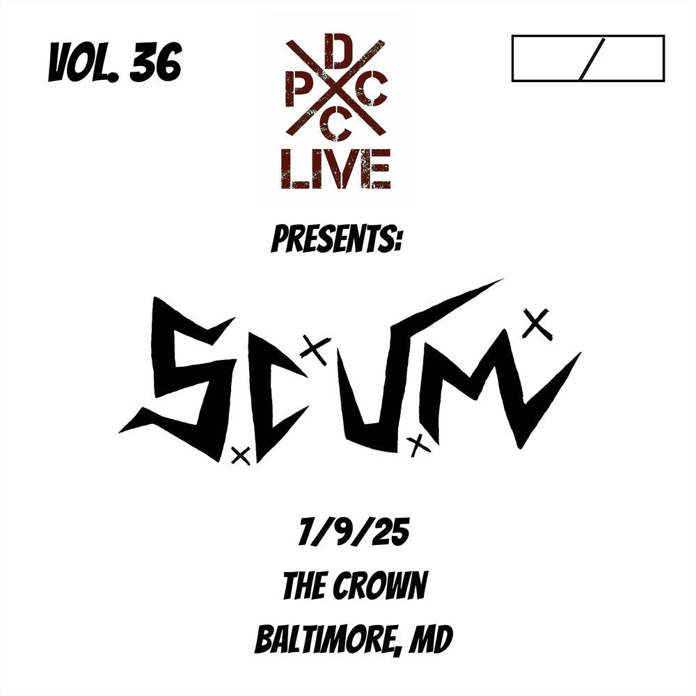 S.C.U.M. - Dcxpc Live 36 [LP] Vinyl Record