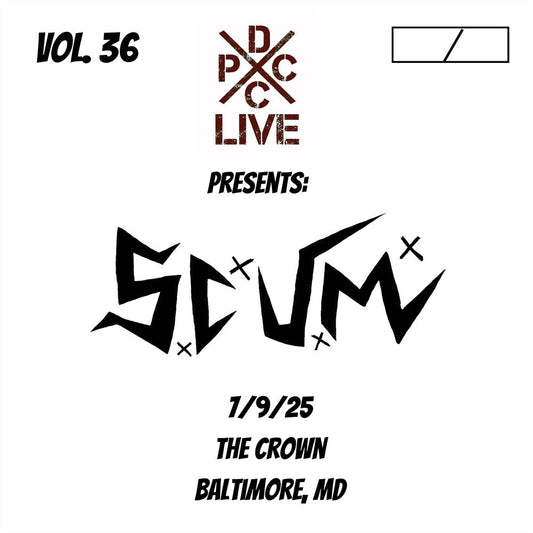 S.C.U.M. - Dcxpc Live 36 [LP] Vinyl Record
