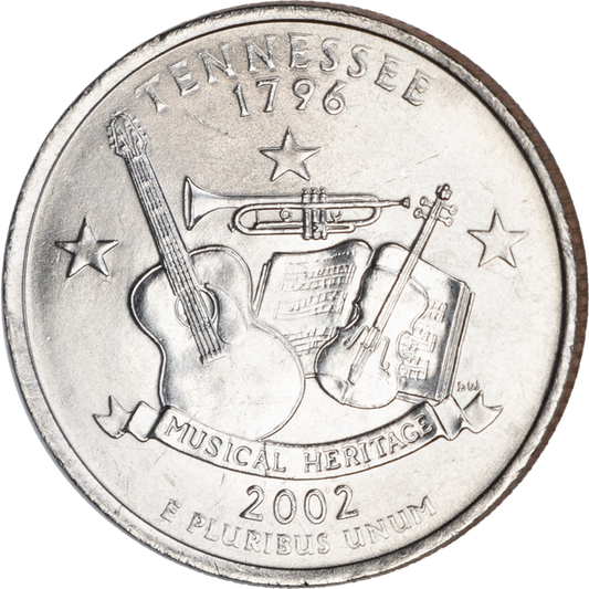 2002-P Tennessee Statehood Quarter MS60