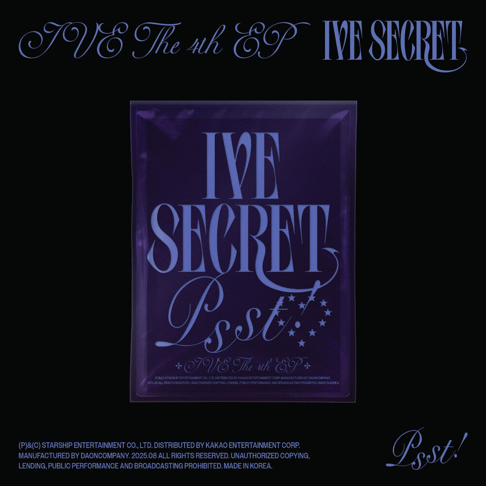 IVE - IVE THE 4TH EP IVE SECRET [Psst! ver.]