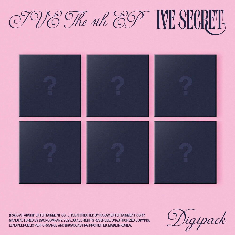 IVE - IVE THE 4TH EP IVE SECRET [Digipack]