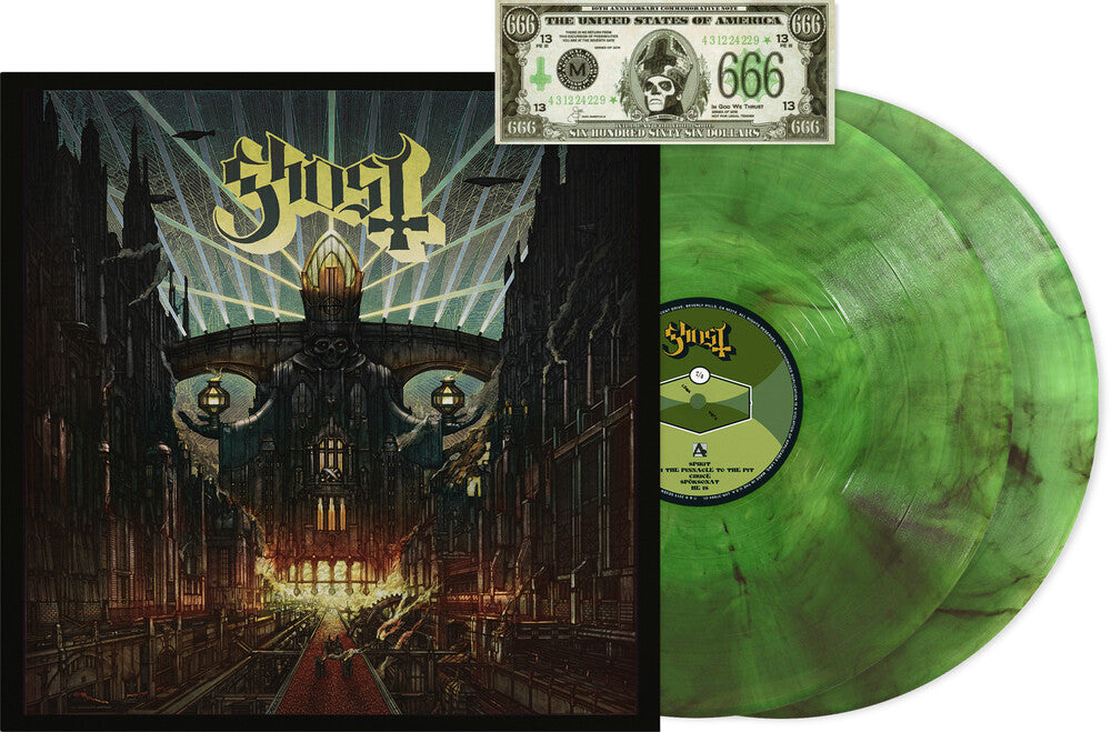 Ghost - Meliora: Deluxe 10th Anniversary [Green Marble 2LP] Vinyl Record