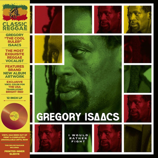 Gregory Isaacs - I Would Rather Fight - Red [Colored Vinyl] [Deluxe] [Limited Edition] Vinyl Record