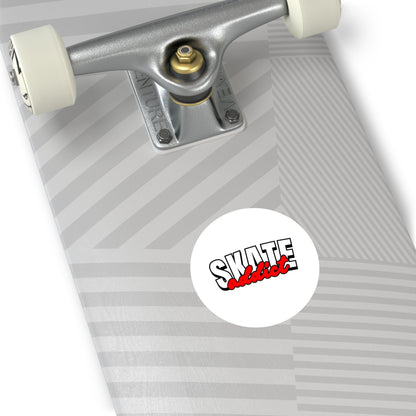 Skate Addict Round Sticker