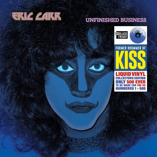 Eric Carr from KISS - Unfinished Business: The Liquid Vinyl Numbered Edition [RSD Black Friday 2025] Vinyl Record