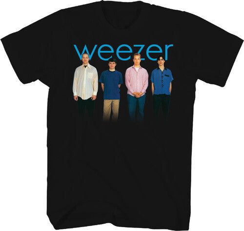 Weezer Blue Album Cover Tshirt Medium Black - Weezer Blue Album Cover Tshirt Medium Black - Apparel