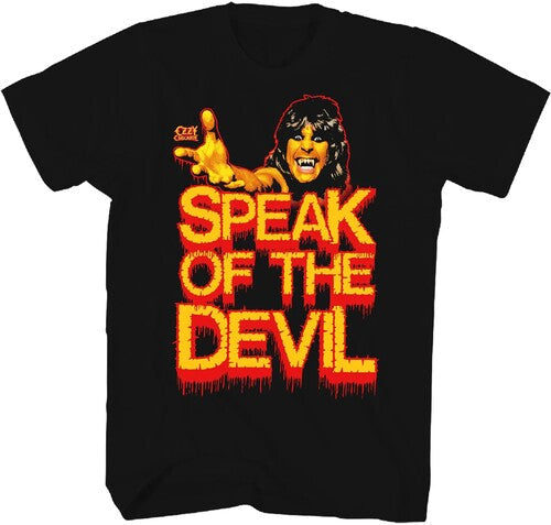 Ozzy Osborne Speak Of The Devil Tshirt Small Black - Ozzy Osborne Speak Of The Devil Tshirt Small Black - Apparel